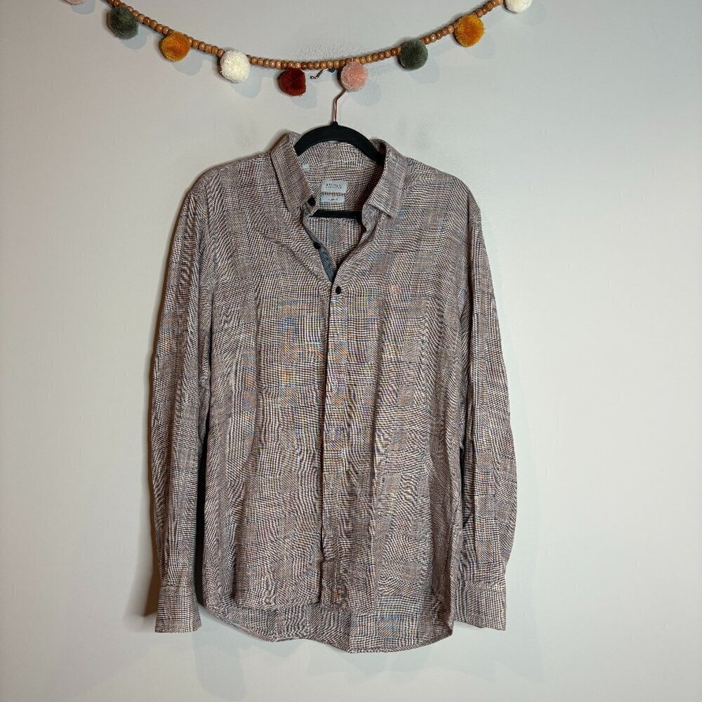 Beymen Business cotton plaid light dress shirt